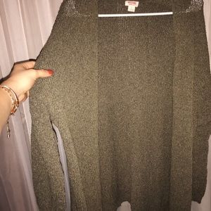 Army Green Cardigan
